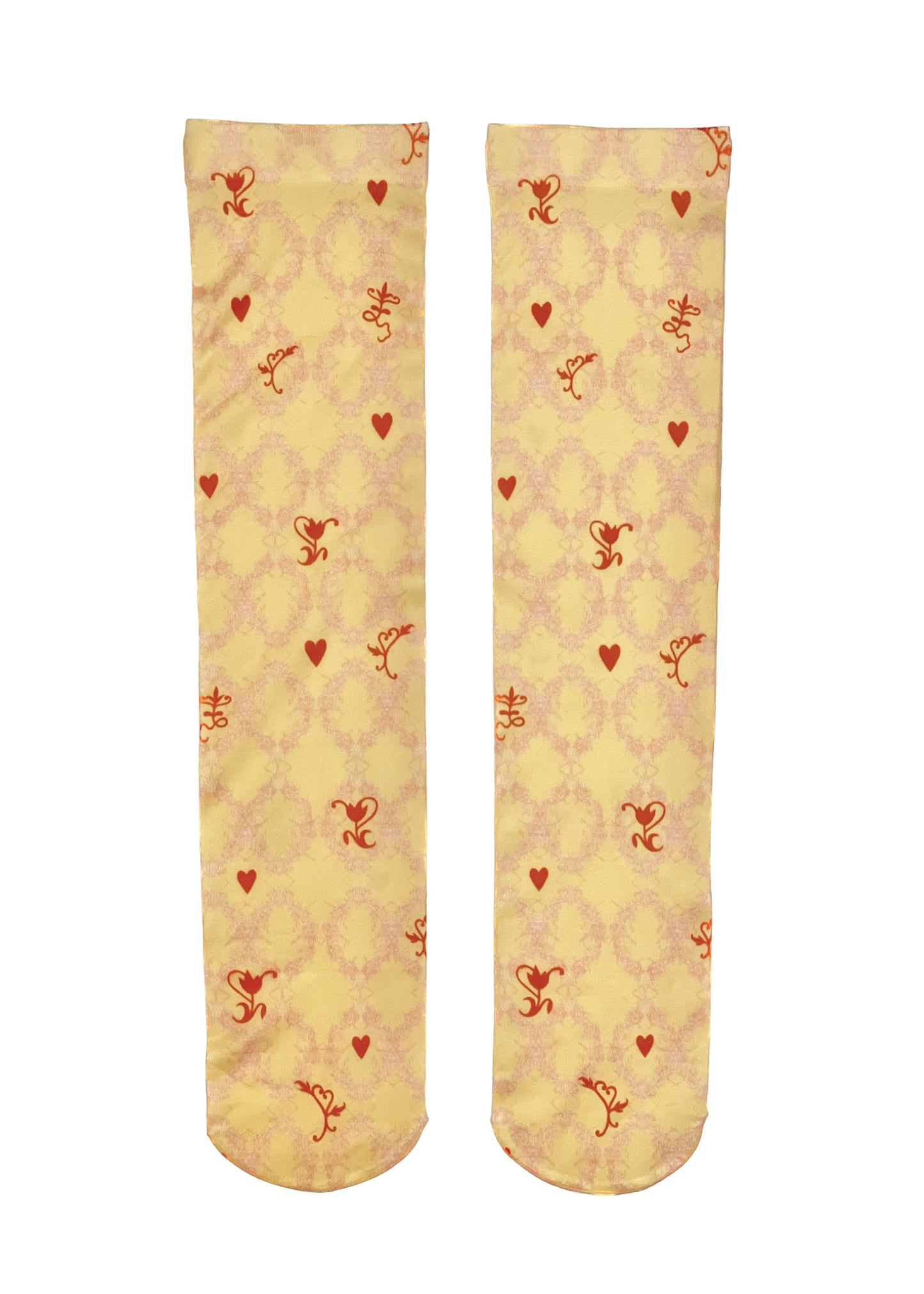 Heartbeat Bliss Check Socks